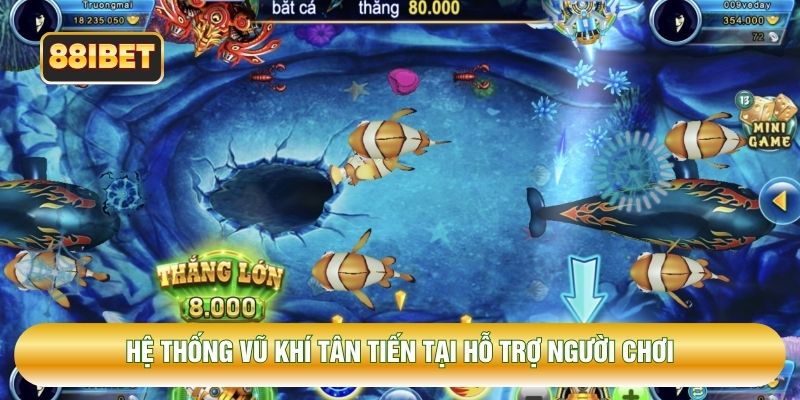 Hệ thống vũ khí tân tiến tại hỗ trợ người chơi