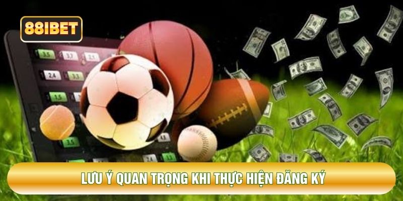 Lưu ý quan trọng khi thực hiện đăng ký