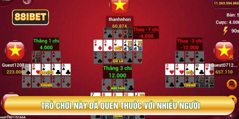 Trò chơi này đã quen thuộc với nhiều người